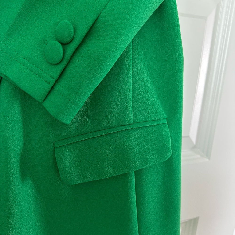 SOHO Bright Green Tailored Open-Front Blazer - Picture 4 of 5